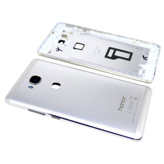 Huawei Honor 5X KIW-L21 Akkudeckel Deckel Back Cover Hosing Akkufachdeckel Silve