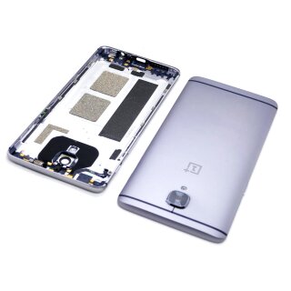 OnePlus 3 A3003 Akkudeckel Gehäuse Backcover PowerVolume Tasten Vibration Silber