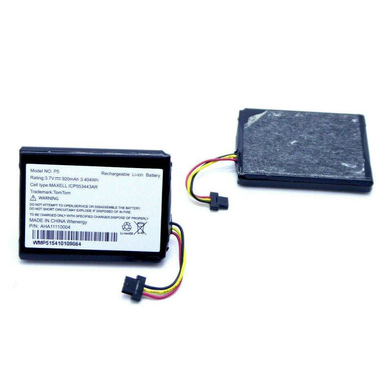 Original TomTom P5 Akku Betterie Battery P5 AHA11110004 3,7V 920mAh I