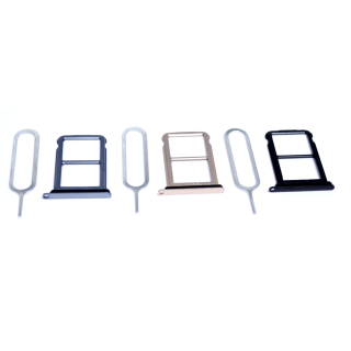 Huawei P20 EML-L09 Sim Karten Halterung Schlitten Tray Slot inkl Nadel Öffner