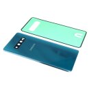 Original Samsung Galaxy S10 SM-G973F Akkudeckel Backcover Kameraglas Prism Grün