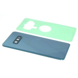 Original Samsung Galaxy S10e SM-G970F/DS Akkudeckel Backcover Kameraglas +Kleber Prism Green / Grün