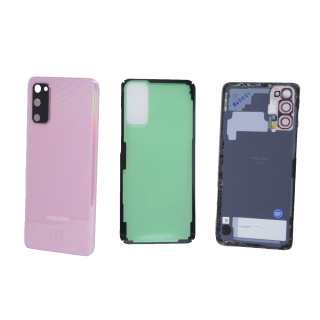 Original Samsung Galaxy S20 SM-G980F Akkudeckel Backcover Kameraglas Kleber Rosa