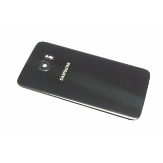 Samsung S7 Edge SM-G935F Akkudeckel Akkufachdeckel Back Cover inkl Kleber Black