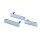 Sony Xperia Z1 Mini Compact D5503 Abdeckung Kappe Schutz USB SD Sim Set Silver