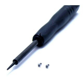 2X Huawei P9 P10 Akkudeckel Cover Schrauben Screw Pentalobe 5 Stern mit Werkzeug