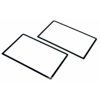 Nintendo 3DS XL LL Display Scheibe Front Glas Displayglas für Oben Schwarz
