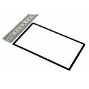 Nintendo 3DS XL LL Display Scheibe Front Glas Displayglas für Oben Schwarz