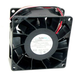 NMB Turbo Fan 3115FT-D4W-B86 Lüfter Kühler 80X80X38 Kühlung 12V 4 Fäden 3.95A