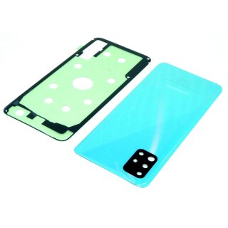 Original Samsung Galaxy A51 SM-A515F Akkudeckel Cover Kameraglas + Kleber Blau