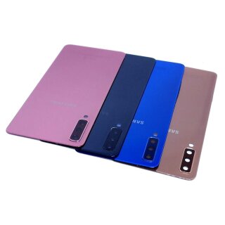 Original Samsung Galaxy A7 2018 SM-A750FN/DS Akkudeckel Cover Kameraglas Kleber