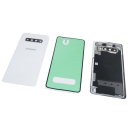 Original Samsung Galaxy S10 Plus SM-G975F Akkudeckel Kameragals Keramik Weiß