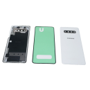 Original Samsung Galaxy S10 Plus SM-G975F Akkudeckel Kameragals Keramik Weiß