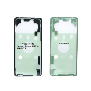 Samsung Galaxy S10 Plus SM-G975F Akkudeckel Cover Kleber Folie Streifen Adhesive