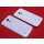 Handywest  Kompatibel mit Samsung Galaxy S4 Mini GT- i9195 GT-i9195i Akkudeckel Backcover Rückseite Cover Rückschale Deckel Weiß