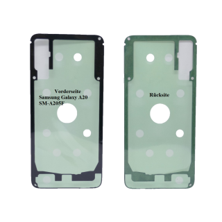Samsung Galaxy A20 SM-A205G Akkudeckel Backcover Kleber Klebefolie Dichtung