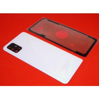 Original Samsung Galaxy A51 SM-A515F Akkudeckel Cover Kameraglas + Kleber Weiß