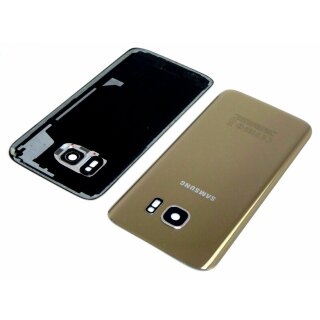 Original Samsung Galaxy S7 SM-G930F Akkudeckel Backcover Kameraglas inkl Kleber  Gold