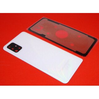 Samsung Galaxy A51 SM-A515F Akkudeckel Back Cover Deckel Kameraglas inkl Kleber Weiß