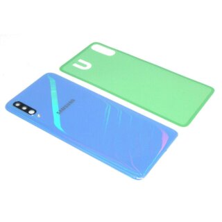 Original Samsung Galaxy A70 SM-A705F Akkudeckel Backcover mit Kamera Glas Kleber Blau