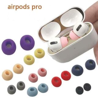 2X Ersatz f&uuml;r AirPods Pro St&ouml;bsel Ohrst&ouml;psel In-Ear Kopfh&ouml;rer Headphone Staub Gitter