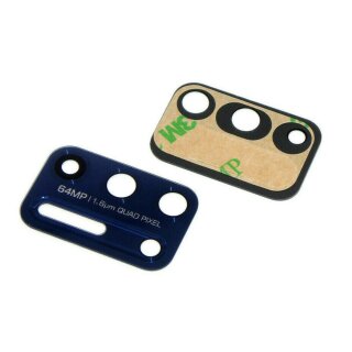 Handywest Kompatibel für Motorola Moto G9 Plus Dual Sim Kamera Glas Kameraglas Camera Linse Ersatz Kameraglas Abdeckung Hauptkamera Back Kamera Glas Rückseite Kamera Objektiv Glas inkl Kleber