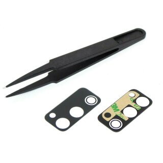 Ersatz zu Samsung Galaxy S20 FE G780F Kamera Glas Linse Camera + Kleber Pinzette