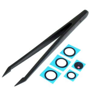 Handywest Kompatibel für Samsung Galaxy S21Ultra SM-G998B G998B Kamera Glas Kameraglas Camera Linse Ersatz Kameraglas Abdeckung Hauptkamera Back Kamera Glas Rückseite Kamera Objektiv Glas Set