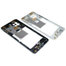 Handywest Kompatibel für Samsung Galaxy A42 5G SM-A426B/DS A426B Mittelrahmen Middle Frame Rahmen Cover Gehäuse Power Volume Tasten NFC Antenne Flex