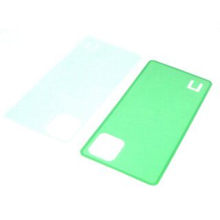 2X Handywest Kompatibel für Samsung Galaxy Note 10 Lite SM-N770F N770F Akkudeckel Kleber Backcover Kleberband Rahmen Cover Kleber Klebefolie Pad doppelseitige Streifen Dichtung Cover Frame Adhesive