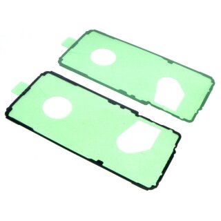 2X Handywest Kompatibel mit Samsung Galaxy S21 SM-G991B/DS G991B Akkudeckel Kleber Backcover Kleberband Rahmen Cover Kleber Klebefolie Pad doppelseitige Streifen Dichtung Cover Frame Adhesive