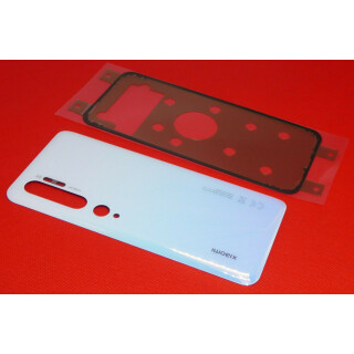 Original Xiaomi Mi Note 10 Pro M1910F4G Akkudeckel Deckel Backcover inkl Kleber Weiß