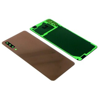 für Samsung Galaxy A7 2018 SM-A750F Akkudeckel Backcover Cover Akkufachdeckel Gold