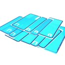 3X Huawei Honor Mate Nova Akkudeckel Kleber Backcover...