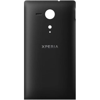 1268-3708 Original Sony Battery Cover for Sony Xperia SP (Back/Rear Cover) in Black