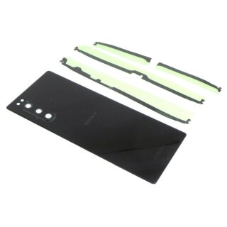 Original Sony Xperia 5 J9210 Akkudeckel Backcover Kamera Glas inkl Kleber Schwarz