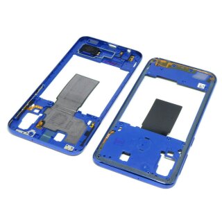 Original Samsung Galaxy A40 SM-A405F Mittelrahmen Frame Power Flex NFC Antenna Blau / Blue