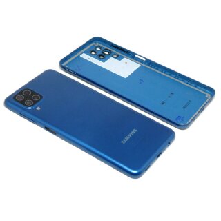 Original Samsung Galaxy A12 SM-A125F Akkudeckel Backcover mit Kameraglas Blau