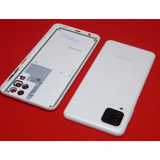 Original Samsung Galaxy A12 SM-A125F Akkudeckel Backcover mit Kameraglas Weiß