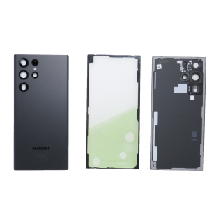 Original Samsung Galaxy S22 Ultra S908B Akkudeckel Backcover Kameraglas + Kleber Schwarz