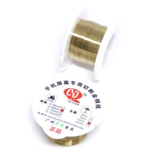 100m Schneidedraht Display LCD Frontglas Touch Glas Trennen Reparatur 0.08mm