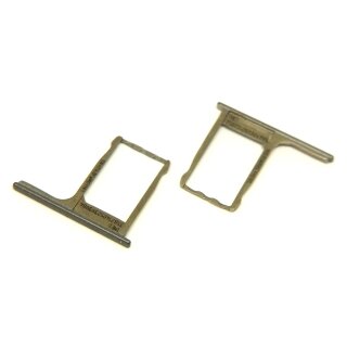 Original HTC One M8 Simkartenhalter Sim Card Holder Tray Slot Adapter Grau