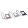 Handywest Kompatibel für iPhone XS Max A1921, A2101, A2102 Sim-Fach Sim Karten Halter Karte Halterung Sim Schlitten Holder Tray inkl Pin Nadel
