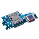 Handywest Kompatiebel für Samsung Galaxy S21 FE SM-G990B/N G990B Ladebuchse Flex USB Dock Connector USB Charger Charging Type-C Flexkabel Flexcable Mikrofon Microphone