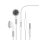3,5 Klinke Stereo Headset Kopfhörer für iPhone 3GS 4 4S 5 5S 6 6 Plus 6S Plus