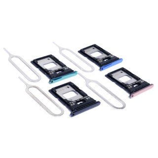 Handywest Kompatibel mit Xiaomi Mi 11 Lite Mi 11 Lite 5G Sim Karten Halterung Simkarte Hlater Sim-Fach SD Memory Slot Tray Sim Card Nano Schlitten einschubfach inkl Nadel Öffner