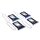 Handywest Kompatibel mit Xiaomi Mi 11 Lite Mi 11 Lite 5G Sim Karten Halterung Simkarte Hlater Sim-Fach SD Memory Slot Tray Sim Card Nano Schlitten einschubfach inkl Nadel Öffner