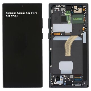 Original Samsung Galaxy S22 Ultra SM-S908B LCD Display Einheit Touchscreen Digitizer