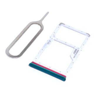 Xiaomi RedMi Note 8 Pro Sim Karten Halter SD Memory Sim-Fach Tray Slot mit Nadel Grün