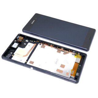 Original Sony Xperia Z3 D6603 D6643 LCD Display Touchscreen Digitizer Schwarz